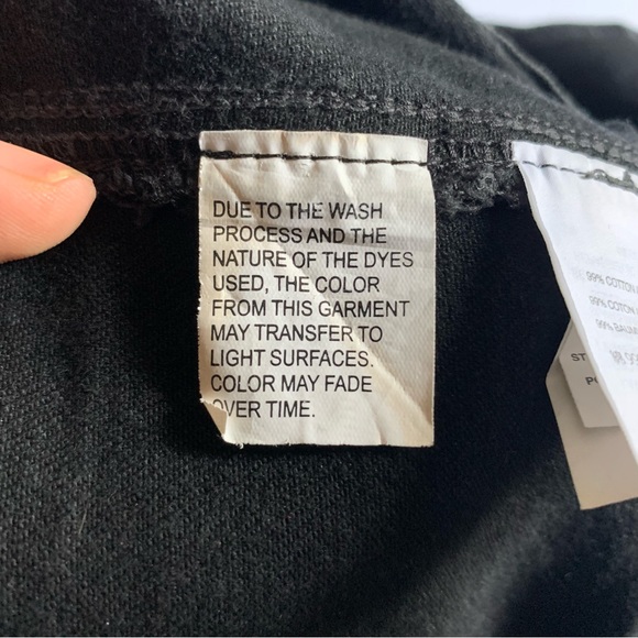 Madewell Denim Utility Zip A Line Skirt in Black Frost Size 24 - Picture 6 of 11